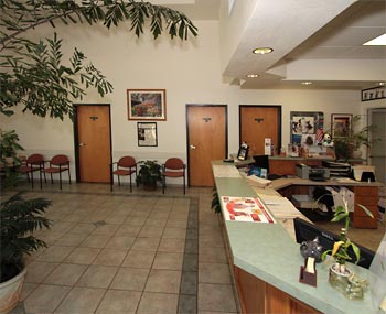 reception area